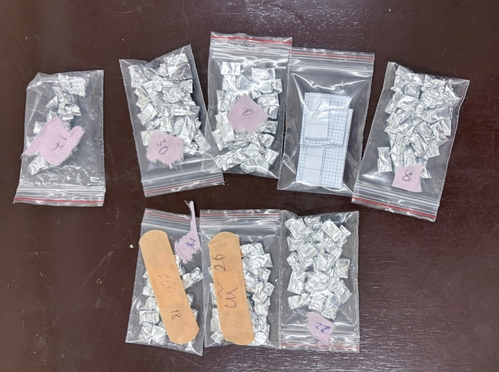 Tang vật vụ án.