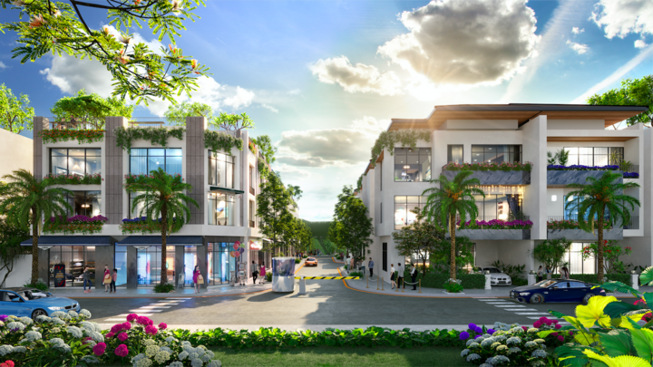 Các căn liền kề có diện tích rất hợp lý.