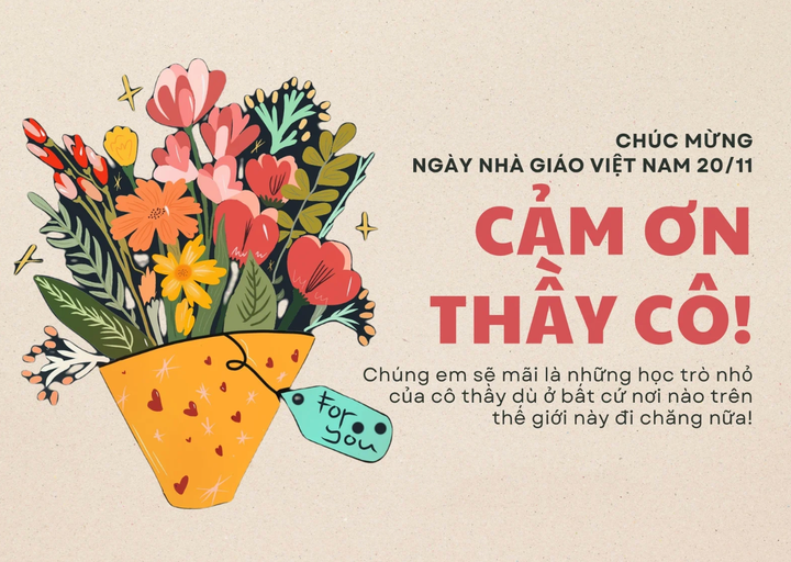 Các mẫu thiệp đẹp chúc mừng Ngày Nhà giáo Việt Nam 20/11 - 18