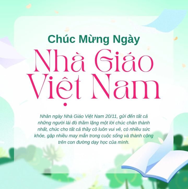 Các mẫu thiệp đẹp chúc mừng Ngày Nhà giáo Việt Nam 20/11 - 16