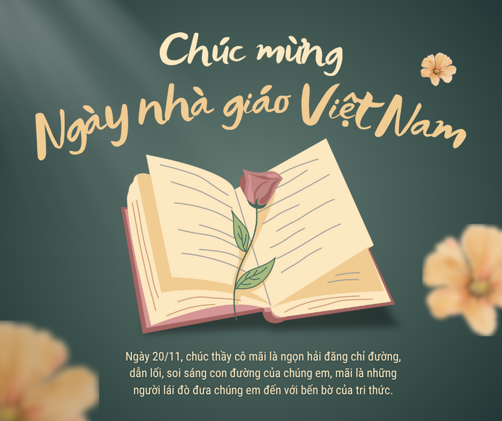 Các mẫu thiệp đẹp chúc mừng Ngày Nhà giáo Việt Nam 20/11 - 10