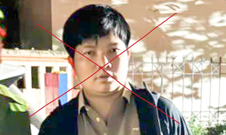 Nguyễn Sỹ Thiết thời điểm bị bắt giữ. (Ảnh: CACC)