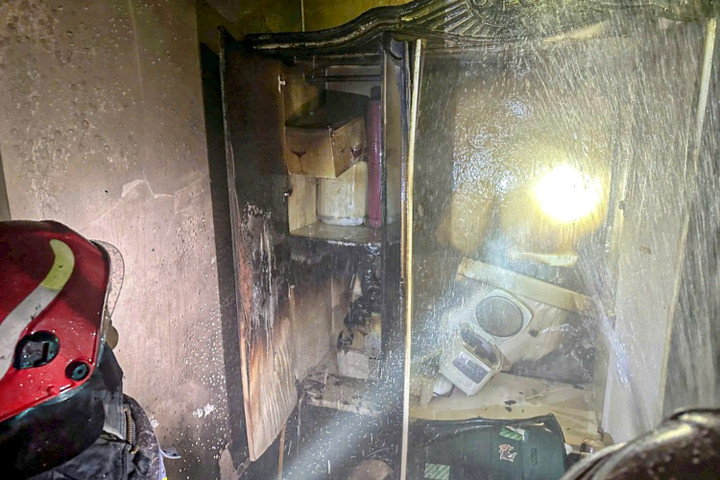 Hiện trường nơi xảy ra hỏa hoạn. (Ảnh: CACC)