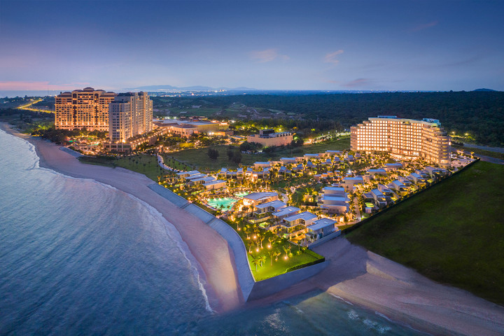 Khu nghỉ dưỡng phức hợp The Grand Ho Tram. (Ảnh: Đăng Khoa)