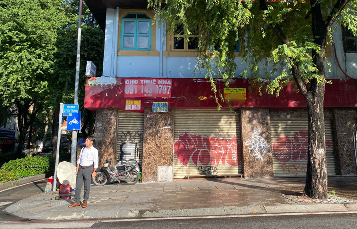 Nhiều mặt bằng có vị trí đẹp, diện tích lớn cũng kén khách thuê. (Ảnh: Đại Việt)