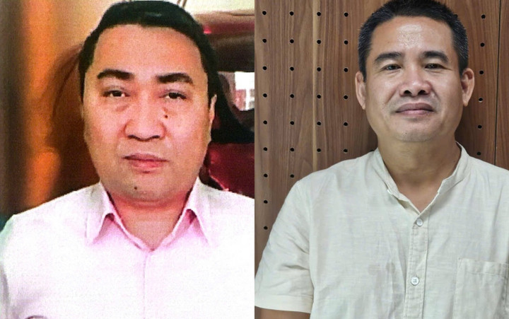 Bị can Lê Trung Khoa và bị can Đỗ Văn Ngà. (Ảnh: Bộ Công an)