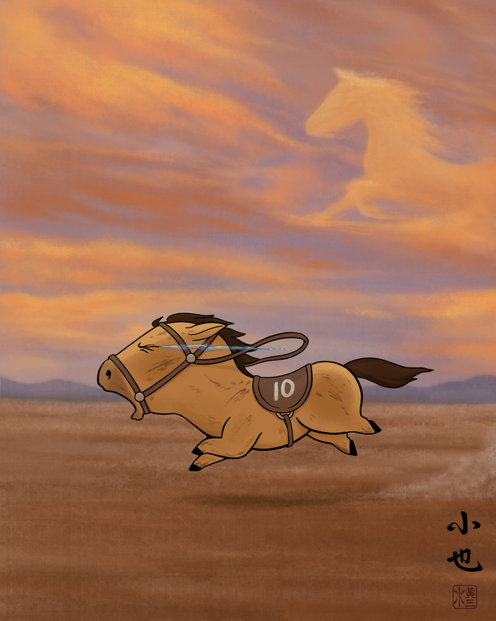 Dân mạng 'phát cuồng' với chú ngựa vừa khóc vừa 'chạy KPI, vượt ngàn chông gai' - 3