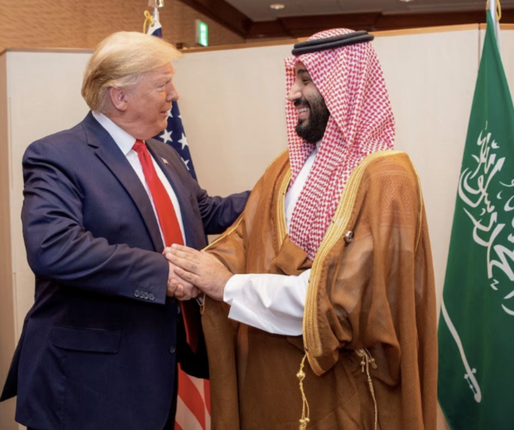 Tổng thống Donald Trump và Thái tử Mohammed bin Salman. (Ảnh: Saudi Royal Court)