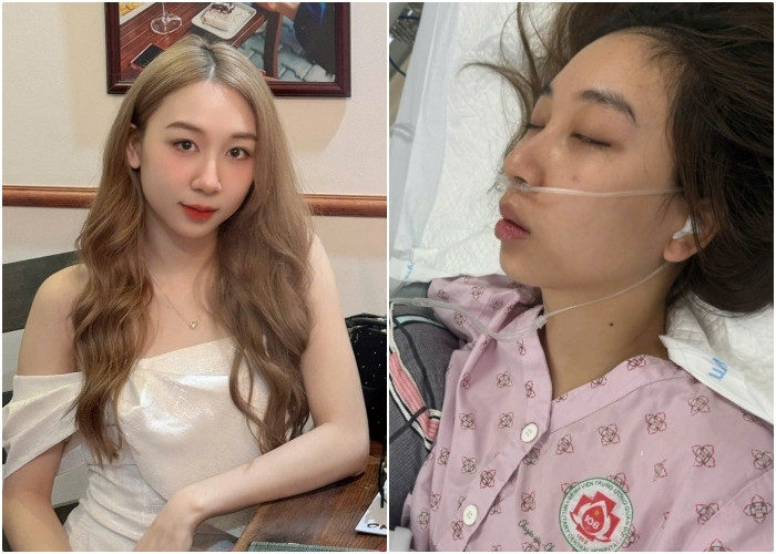 Hình ảnh Khánh Linh trước và sau khi gặp biến cố. (Ảnh: NVCC)