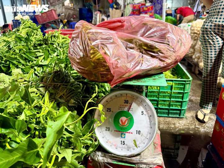 Nhập vào 45.000 đồng, tiểu thương bán ra với giá 55.000 đồng/bó.