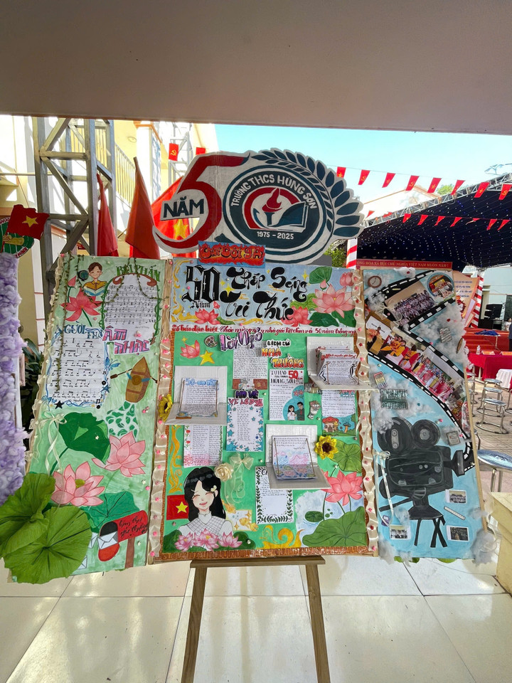 Série nástěnných novin, které 20. listopadu způsobily rozruch, studenti předvedli své úžasné talenty - 2