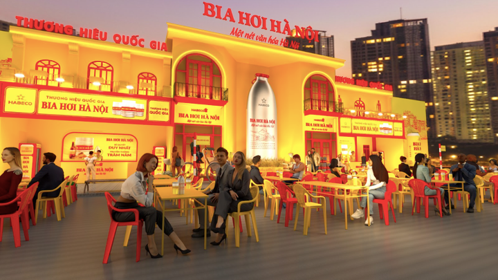 Hanoi sör sugárút.