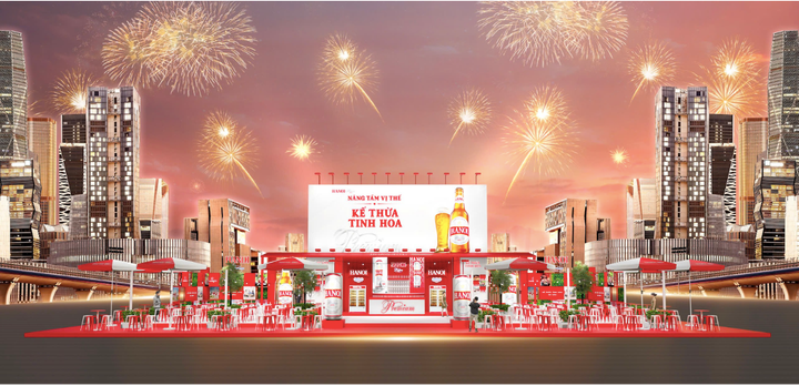 Hanoi prémium sörnegyed.