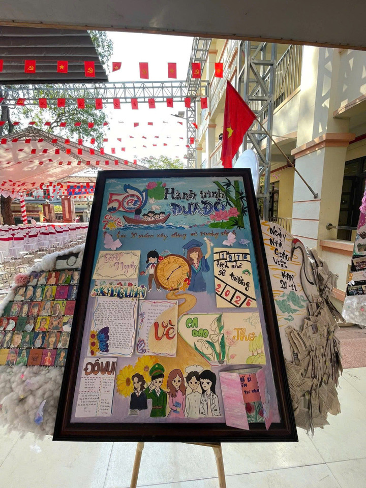 Série nástěnných novin, které 20. listopadu způsobily rozruch, studenti předvedli své úžasné talenty - 3