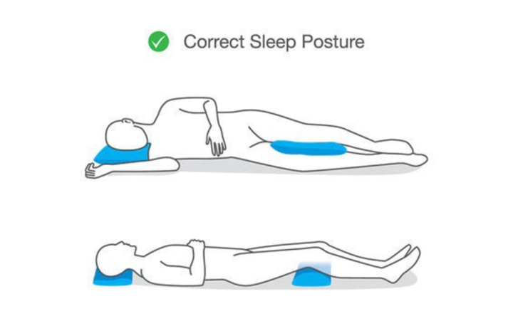 Giấc ngủ ngon hơn khi thêm một chiếc gối kê người.