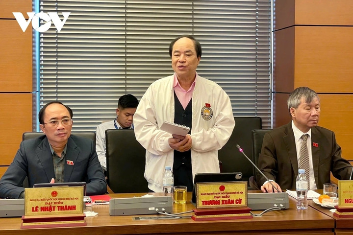 Đại biểu Trương Xuân Cừ, đoàn Hà Nội