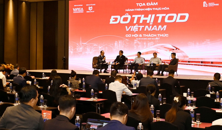 Hội thảo Hành trình hiện thực hóa đô thị TOD Việt Nam đã diễn ra tại TP.HCM. (Ảnh: Đại Việt)