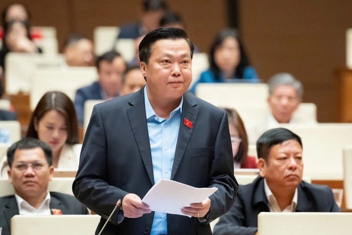 Afgevaardigde Pham Hung Thang, delegatie van Ninh Binh. (Foto: Nationale Assemblee)