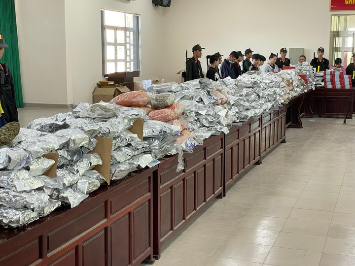 Số cần sa bị thu giữ trong giai đoạn 1.