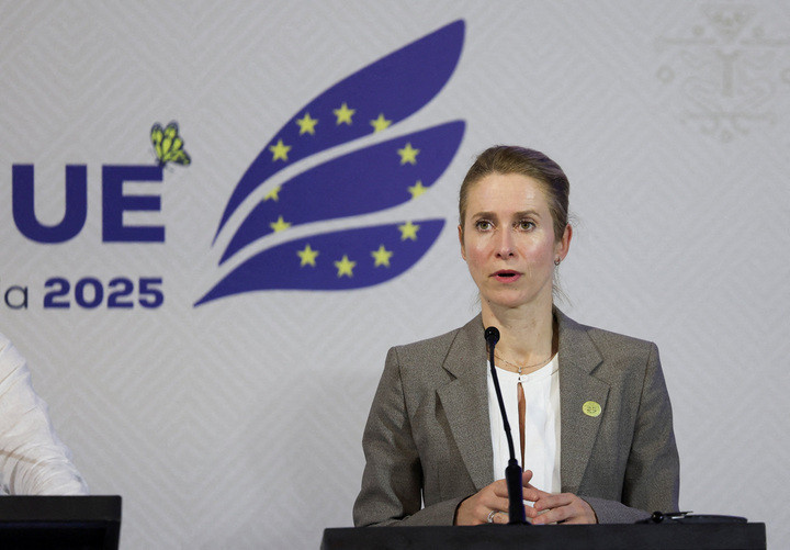 Cao ủy Liên minh châu Âu về Đối ngoại và An ninh kiêm Phó Chủ tịch Ủy ban châu Âu Kaja Kallas (Ảnh: REUTERS)