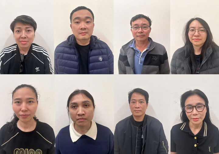 Phan Thị Mai, Hoàng Kim Khánh cùng 6 bị can bị khởi tố.