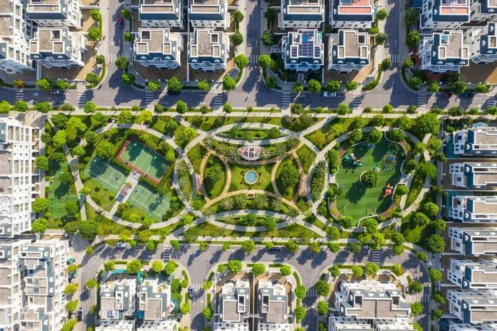 Vinhomes Star City có quy mô hơn 147ha, nhưng mật độ xây dựng chỉ 20%.