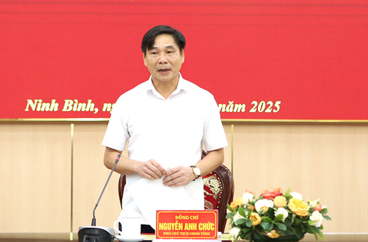 Phó Chủ tịch UBND tỉnh Ninh Bình Nguyễn Anh Chức.