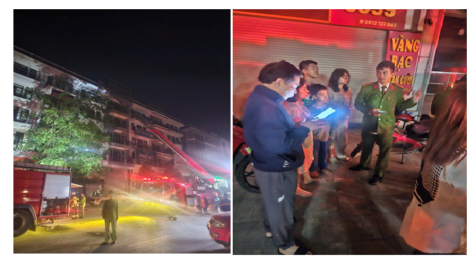 Hiện trường vụ cháy