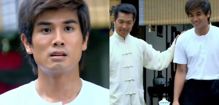 Diễn viên Ngũ Doãn Long thủ vai Trần Hoa Thuận (Trảo Tiền Hoa) trong phim "Vịnh Xuân Quyền" 2007 (Tạ Đình Phong thủ vai chính).