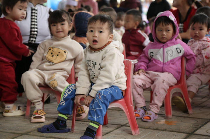 Các em nhỏ tại trường Mầm non Yên Hòa. (Nguồn: Kalite)