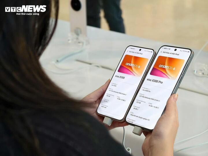 Hệ điều hành OriginOS 6 được tích hợp trên vivo X300 Series. (Ảnh: Mạnh Hùng)