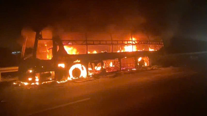 Hiện trường vụ cháy.