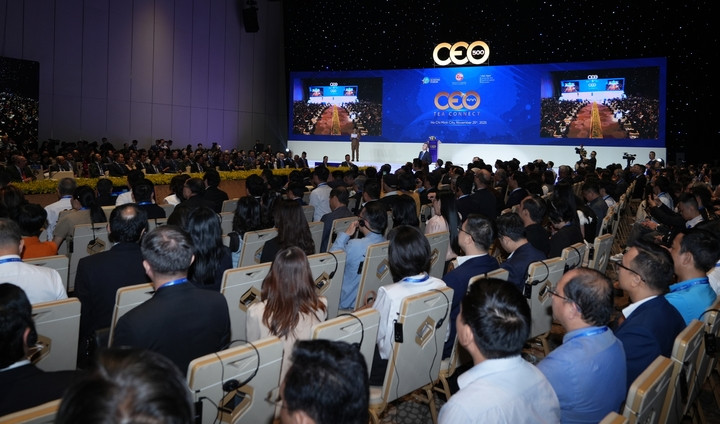 Hơn 500 CEO của các doanh nghiệp lớn đã tham dự Diễn đàn Kinh tế mùa thu 2025 tại TP.HCM. (Ảnh: Đại Việt)