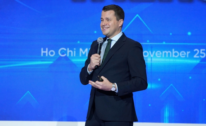 Mr. Stephan Mergenthaler, Managing Director of the World Economic Forum (WEF). (Photo: Dai Viet)