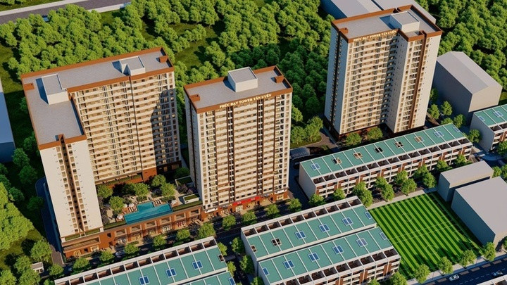 Dự án nhà ở xã hội cao tầng Phúc Đạt Tân Uyên.