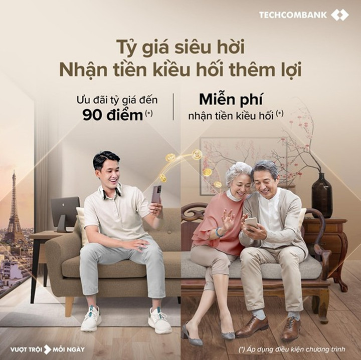 Nhận tiền chuyển về từ nước ngoài với tỷ giá siêu hời