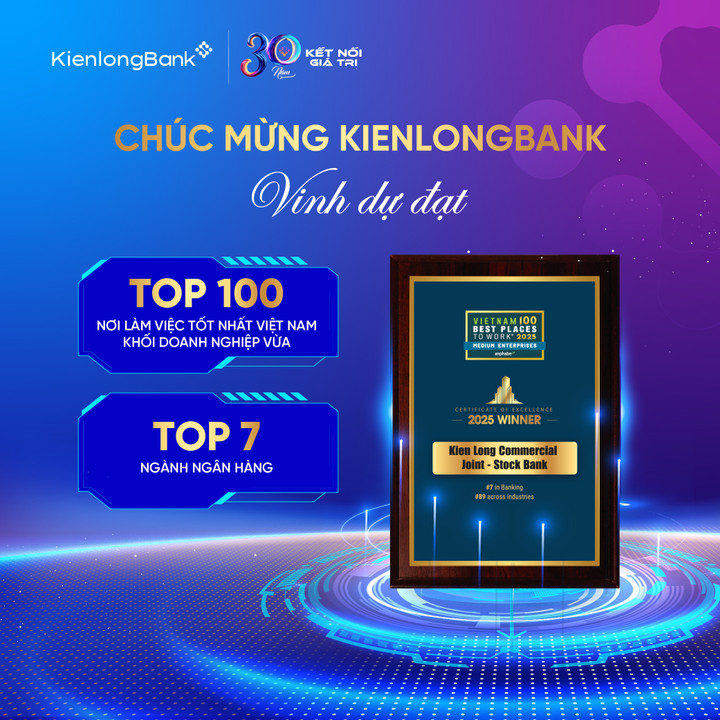 KienlongBank được vinh danh là 'Nơi làm việc tốt nhất Việt Nam 2025' - 3