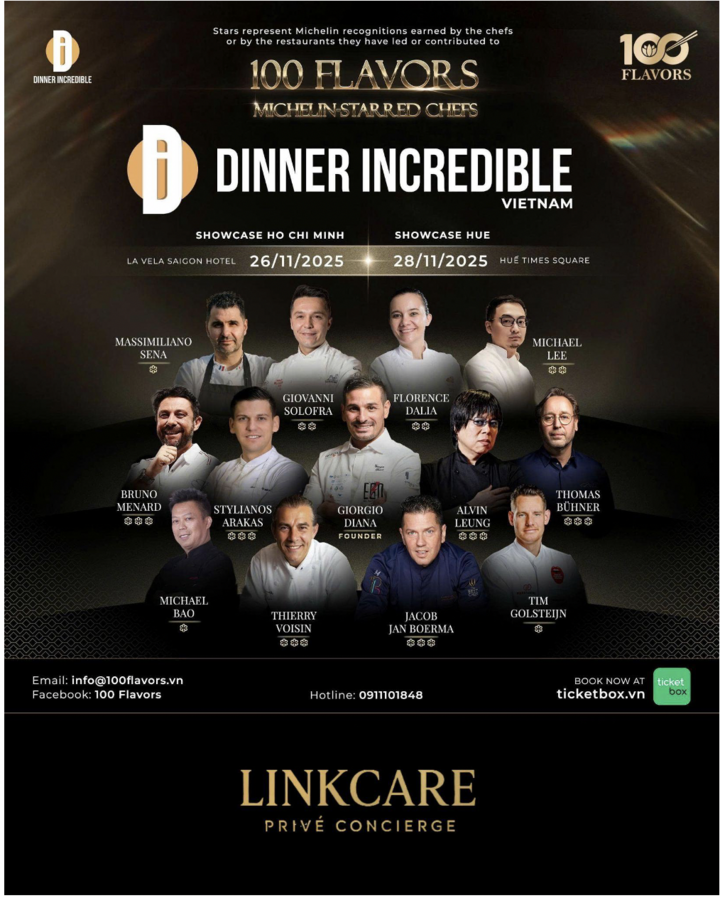 13 đầu bếp Michelin đến Việt Nam dự tuần lễ ẩm thực quốc tế - 1