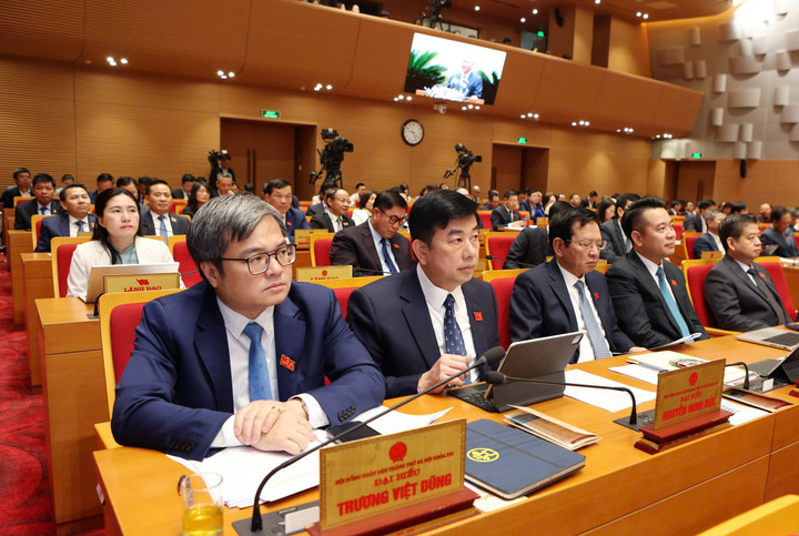 Các đại biểu tham dự kỳ họp.