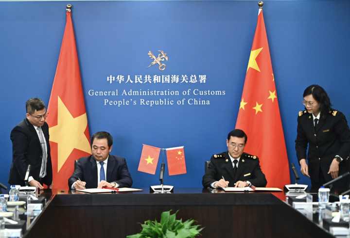 Protocolul a fost semnat, iar jackfruit-ul proaspăt vietnamez a fost exportat oficial pe piața chineză. Foto: Tung Dinh