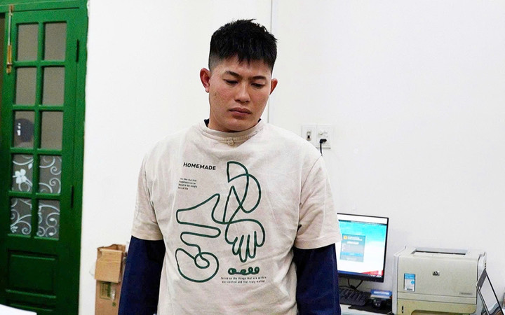 Võ Văn Tin bị bắt. (Ảnh: C.A)