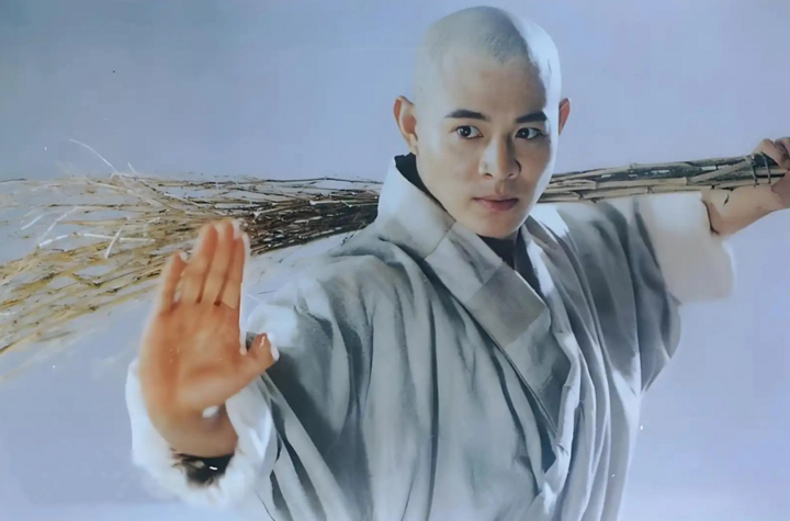 Lý Liên Kiệt trong phim đầu tay "Thiếu Lâm Tự" (1982)