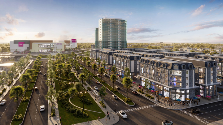 Shophouse An Cựu Galleria liền kề Aeon Mall đang thu hút sự quan tâm của thị trường