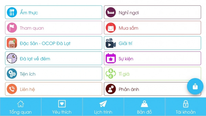 Lâm Đồng hợp nhất ứng dụng du lịch thông minh để tăng tiện ích cho du khách. (Ảnh: VOV)