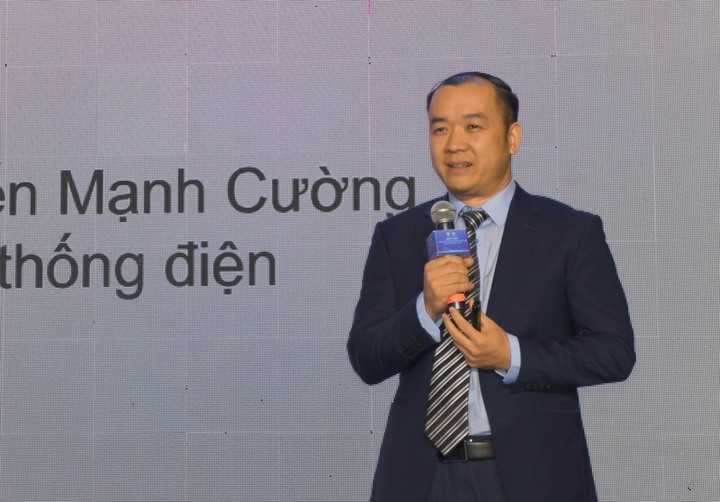 Ông Nguyễn Mạnh Cường - Phó Trưởng phòng phụ trách Phòng Phát triển Hệ thống điện, Viện Năng lượng (Bộ Công Thương). (Ảnh: Minh Khuê)