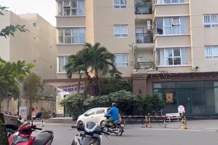 Chung cư Phúc Yên nơi xảy ra vụ việc.