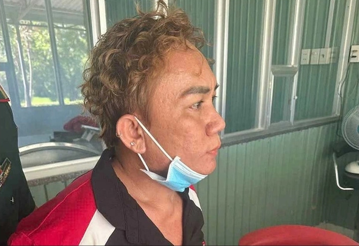 Nguyễn Tấn Thành bị bắt giữ. (Ảnh: Cơ quan chức năng cung cấp)