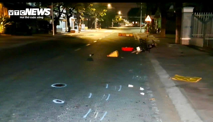 Hiện trường xảy ra tai nạn.