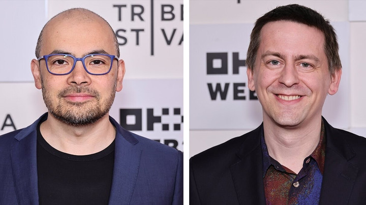 Dr. Demis Hassabis (UK) and Dr. John Jumper (USA). (Photo: New York Times)