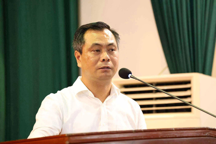 Ông Phạm Văn Long - Hiệu trưởng Trường Cao đẳng Du lịch Hà Nội (Ảnh: PV)